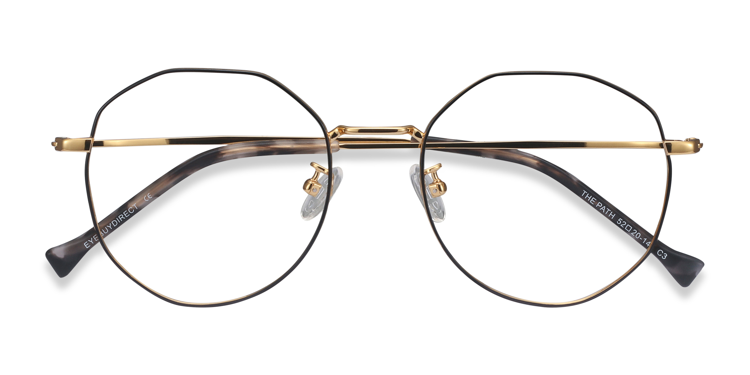 Black Golden The Path -  Titanium Eyeglasses