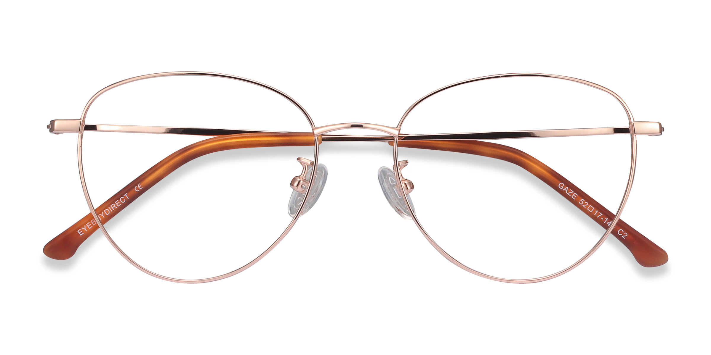 Rose Gold Gaze -  Titanium Eyeglasses
