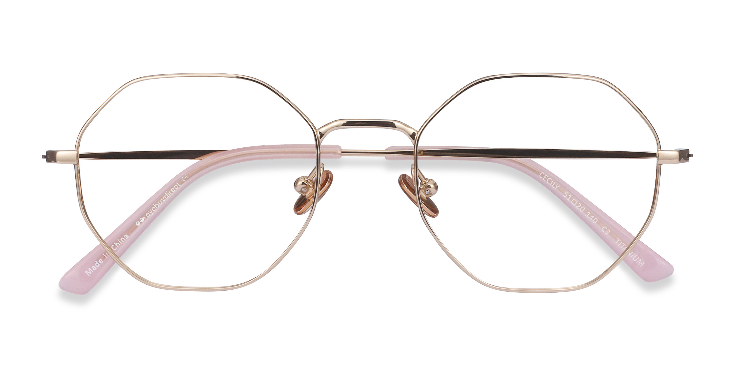 Gold Cecily -  Titanium Eyeglasses