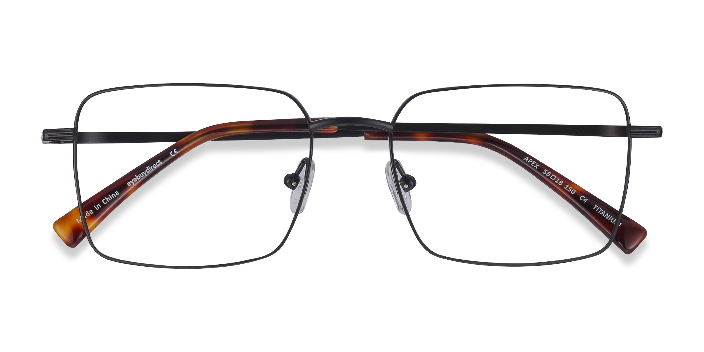 Black Apex -  Titanium Eyeglasses