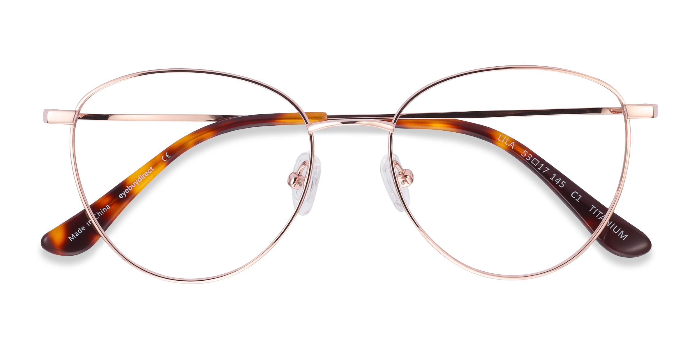 Rose Gold Lila -  Titanium Eyeglasses