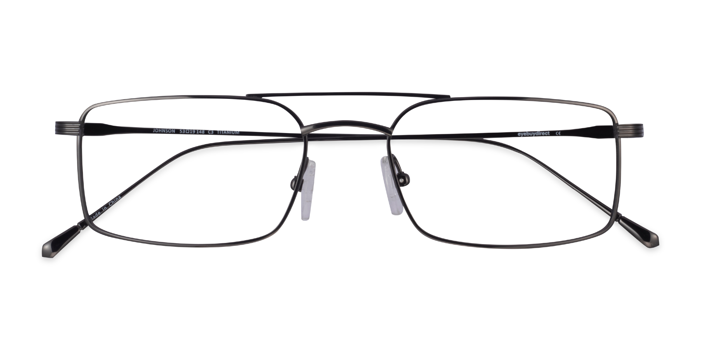 Dark Gunmetal Johnson -  Titanium Lunettes de vue