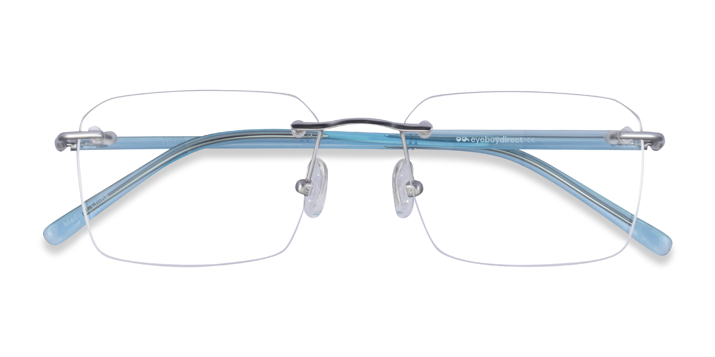 Silver Clear Blue Nate -  Titanium Lunettes de vue
