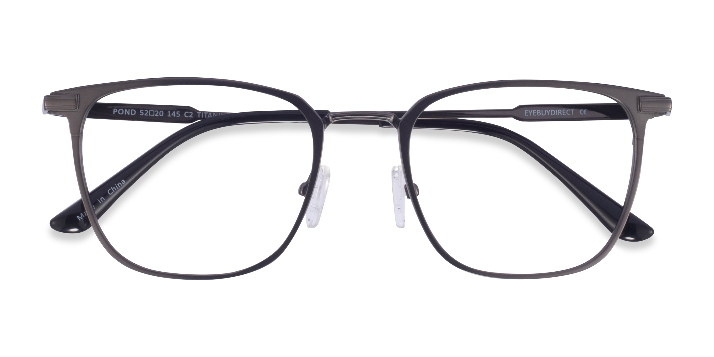 Matte Gunmetal Pond -  Titanium Eyeglasses