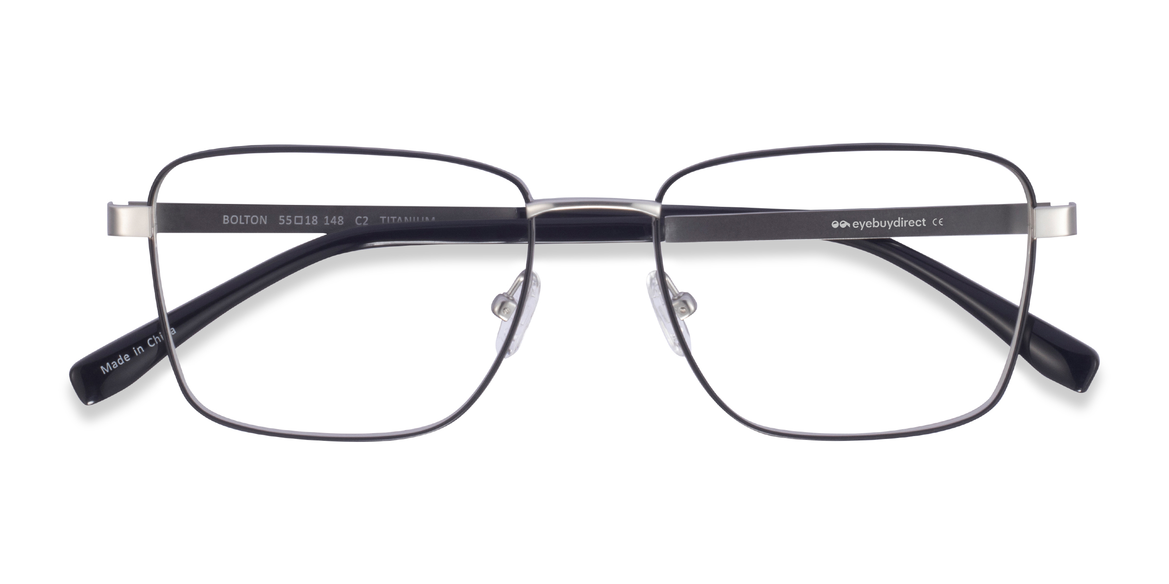Silver Black Bolton -  Titanium Lunettes de vue