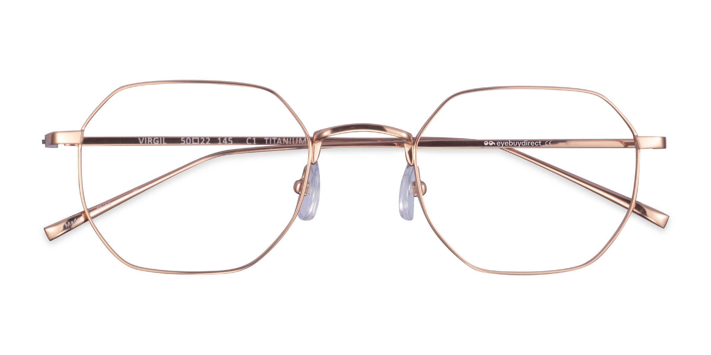 Rose Gold Virgil -  Titanium Eyeglasses