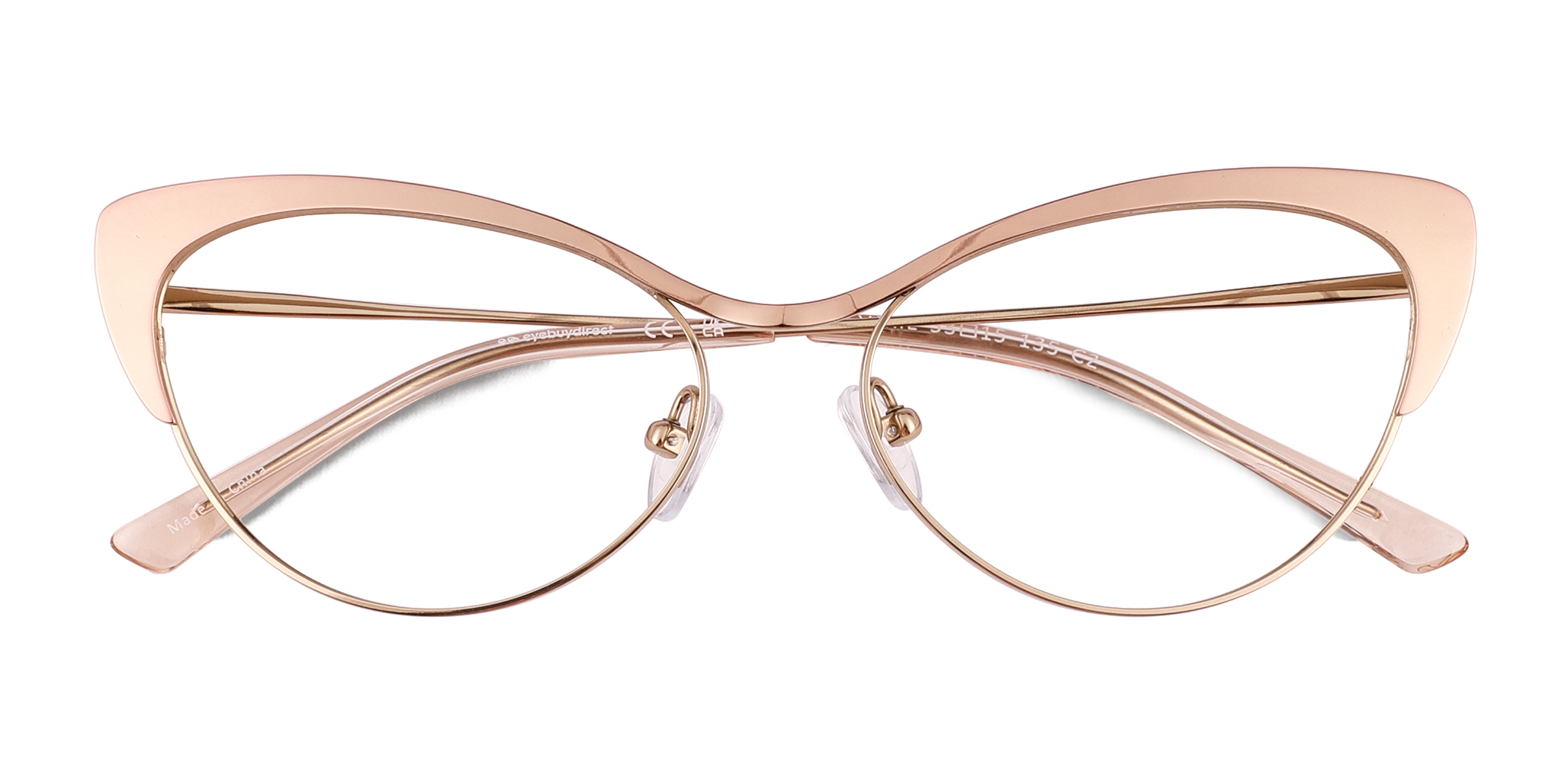 Shiny Rose Gold Valerie -  Titanium Lunettes de vue