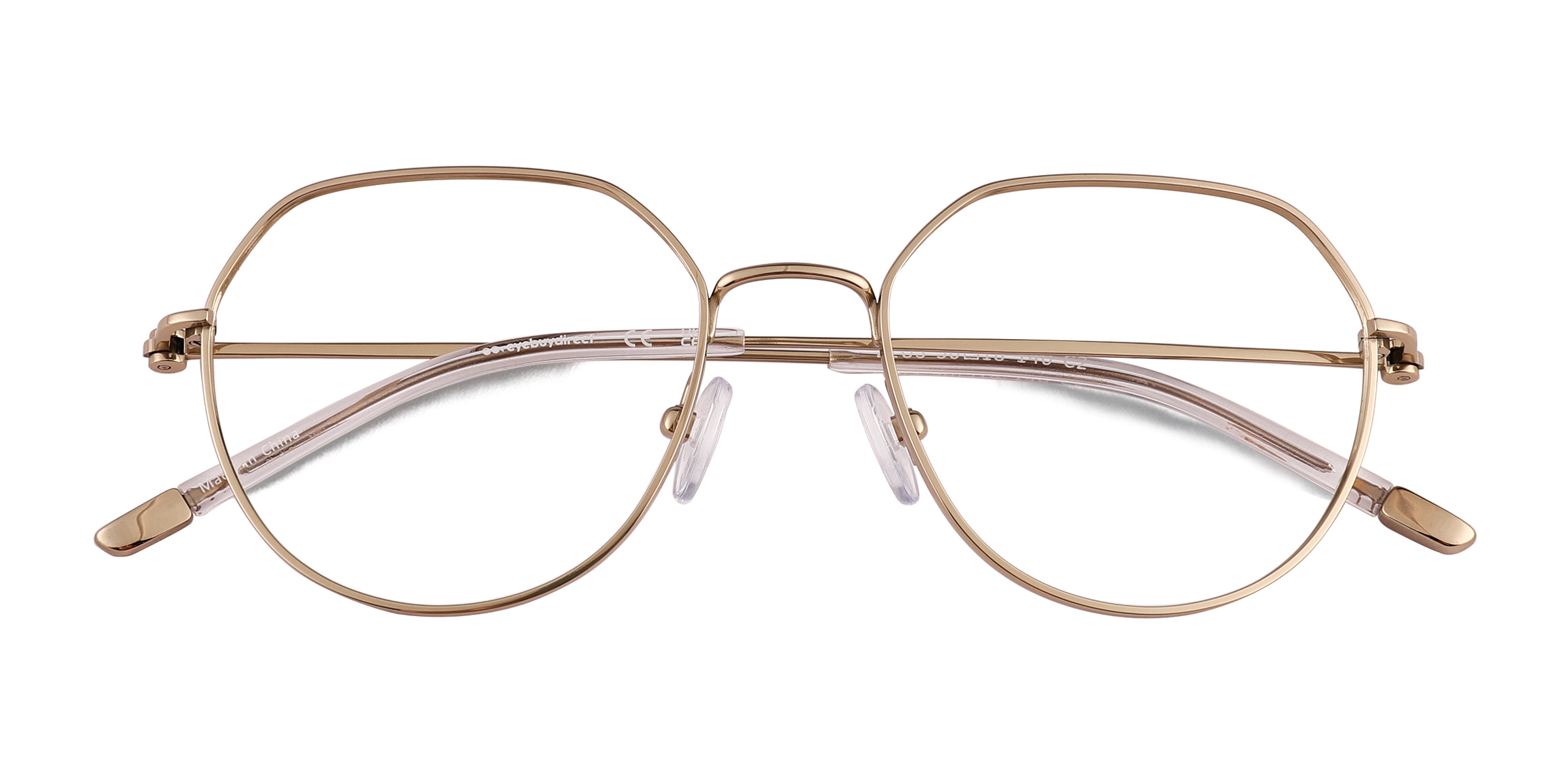Shiny Gold  Zeus -  Titanium Eyeglasses