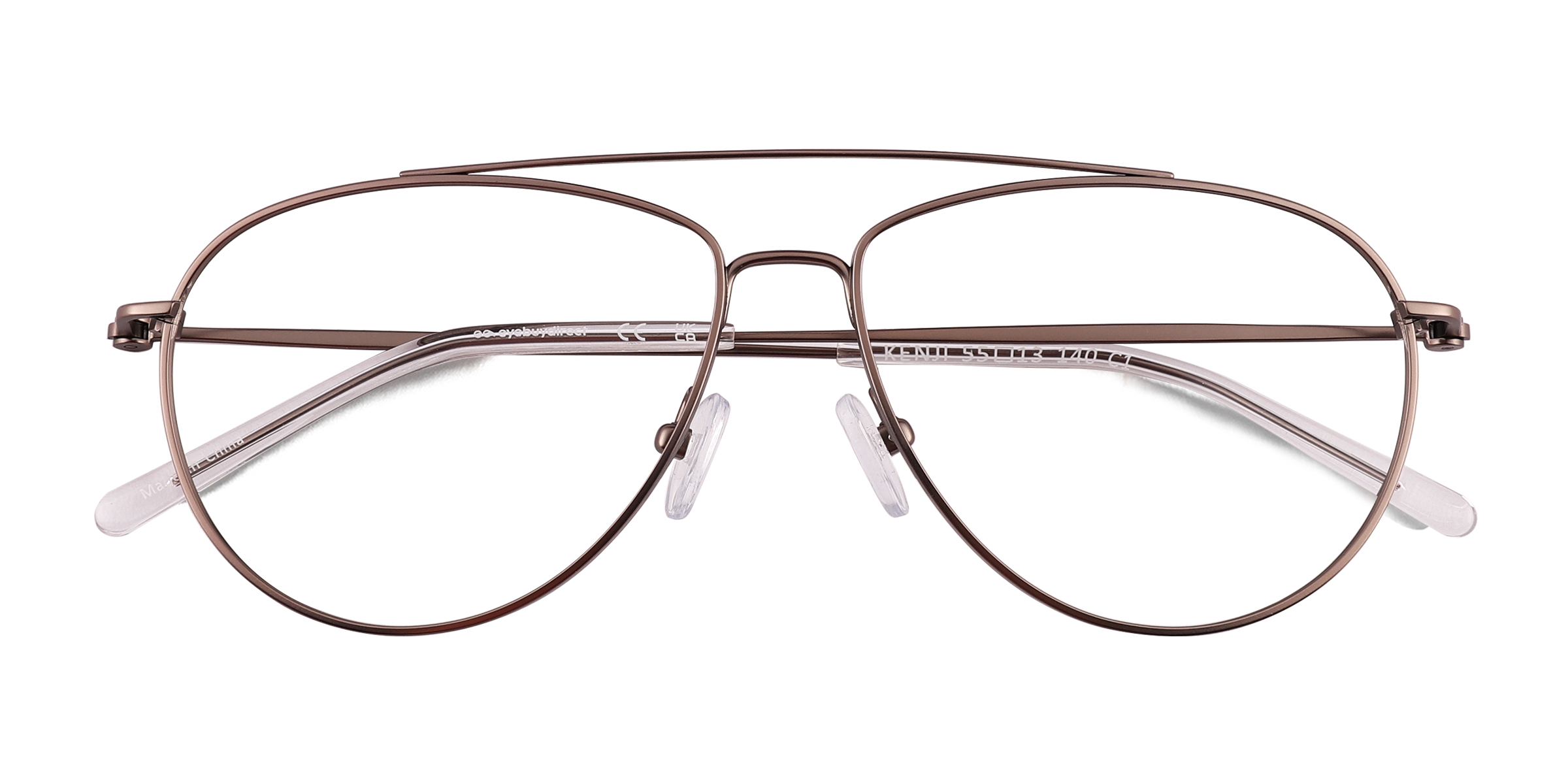 Matte Silver Kenji -  Titanium Eyeglasses