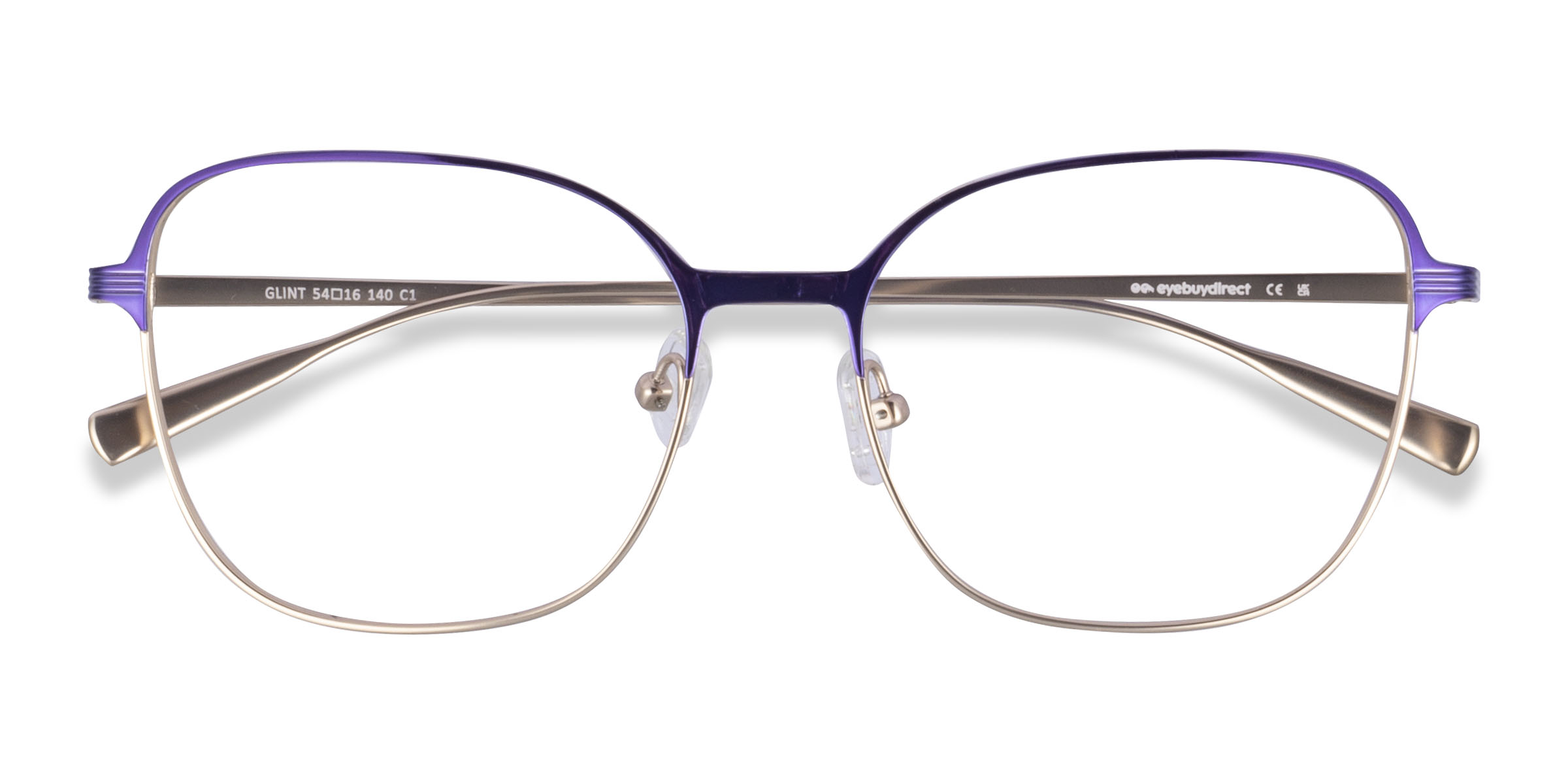 Purple Gold Glint -  Titanium Eyeglasses