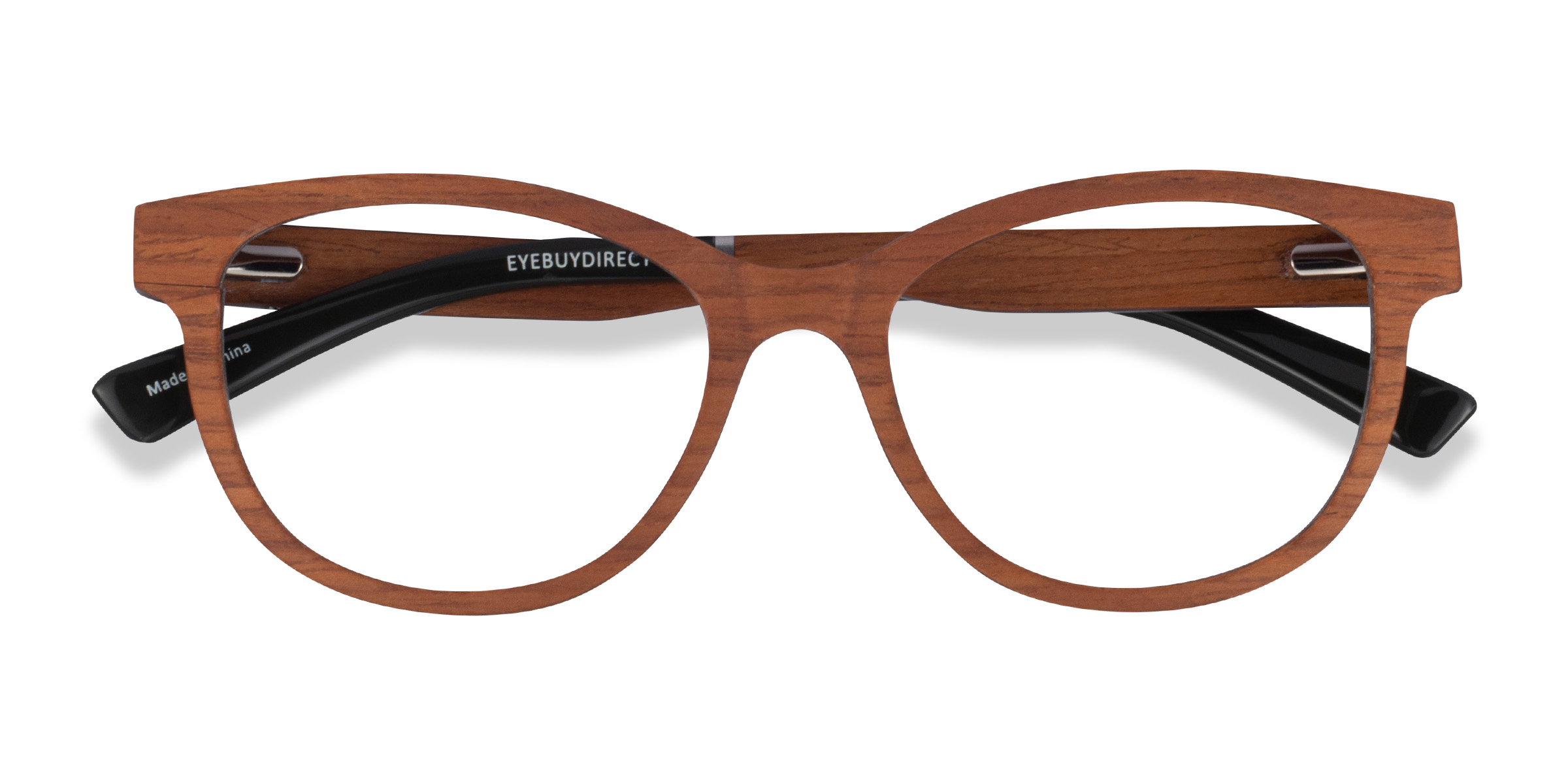 Light Wood Botany -  Wood-texture Eyeglasses