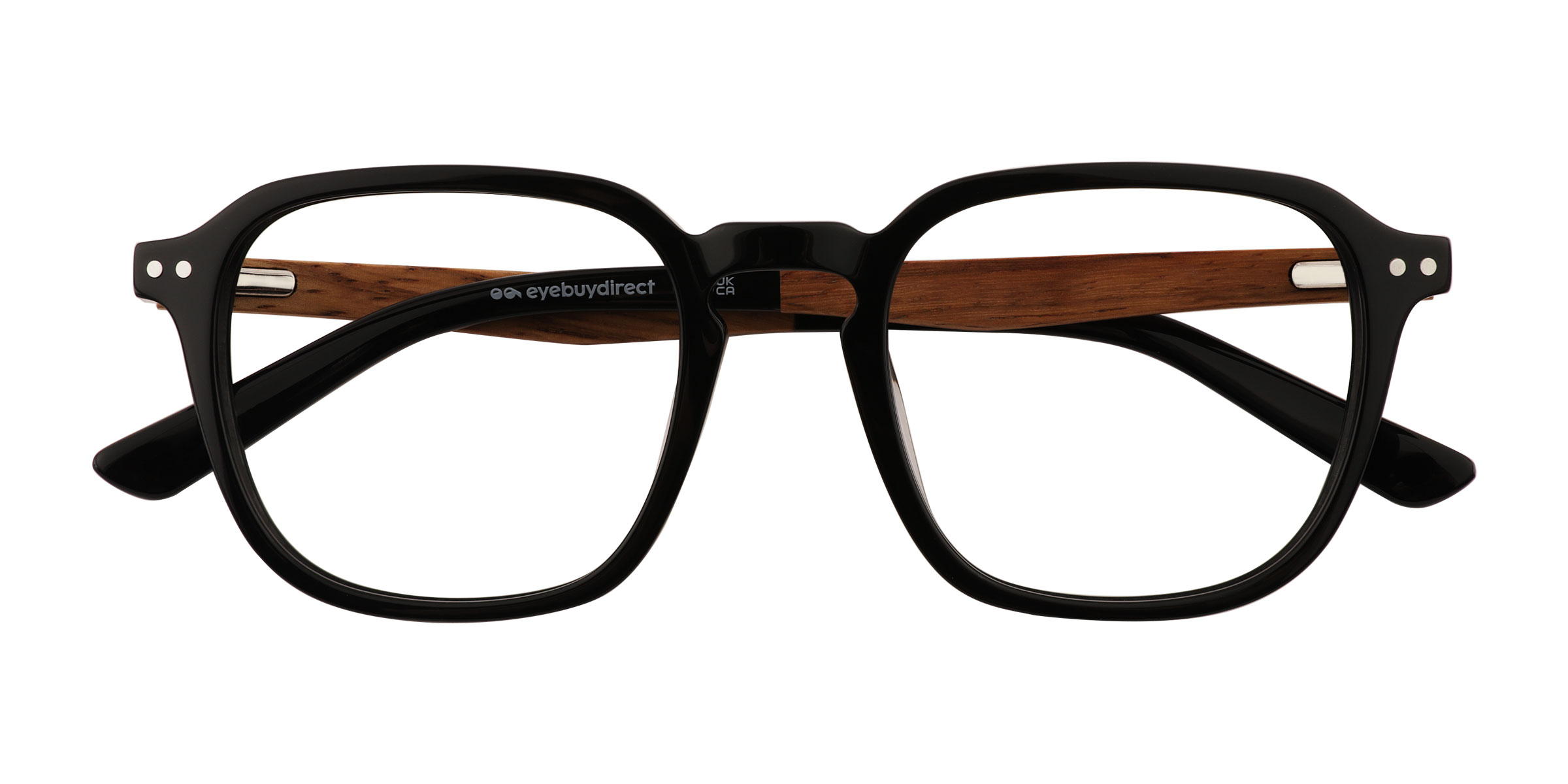 Noir Larch -  Wood-texture Lunettes de vue